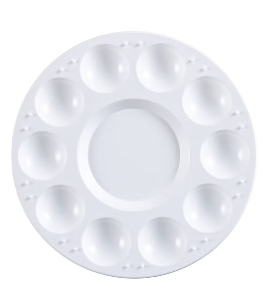 PLASTIC 10 WELL PAINT PALETTE