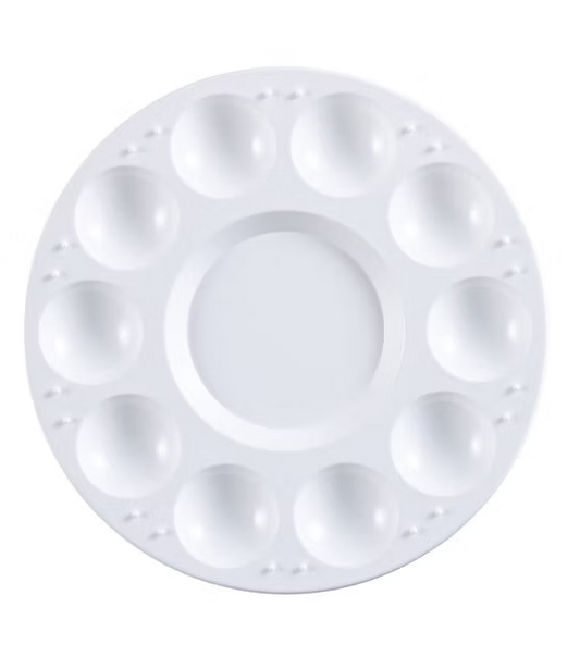 PLASTIC 10 WELL PAINT PALETTE