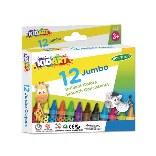 KidArt Crayons - Jumbo
