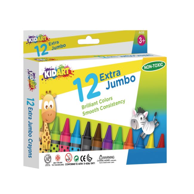 KidArt Crayons - Jumbo