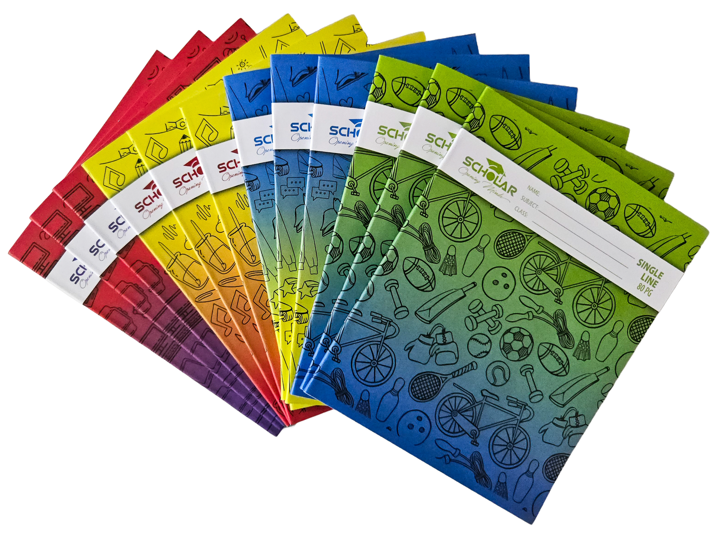 SCHOLAR COPYBOOK 80PGS